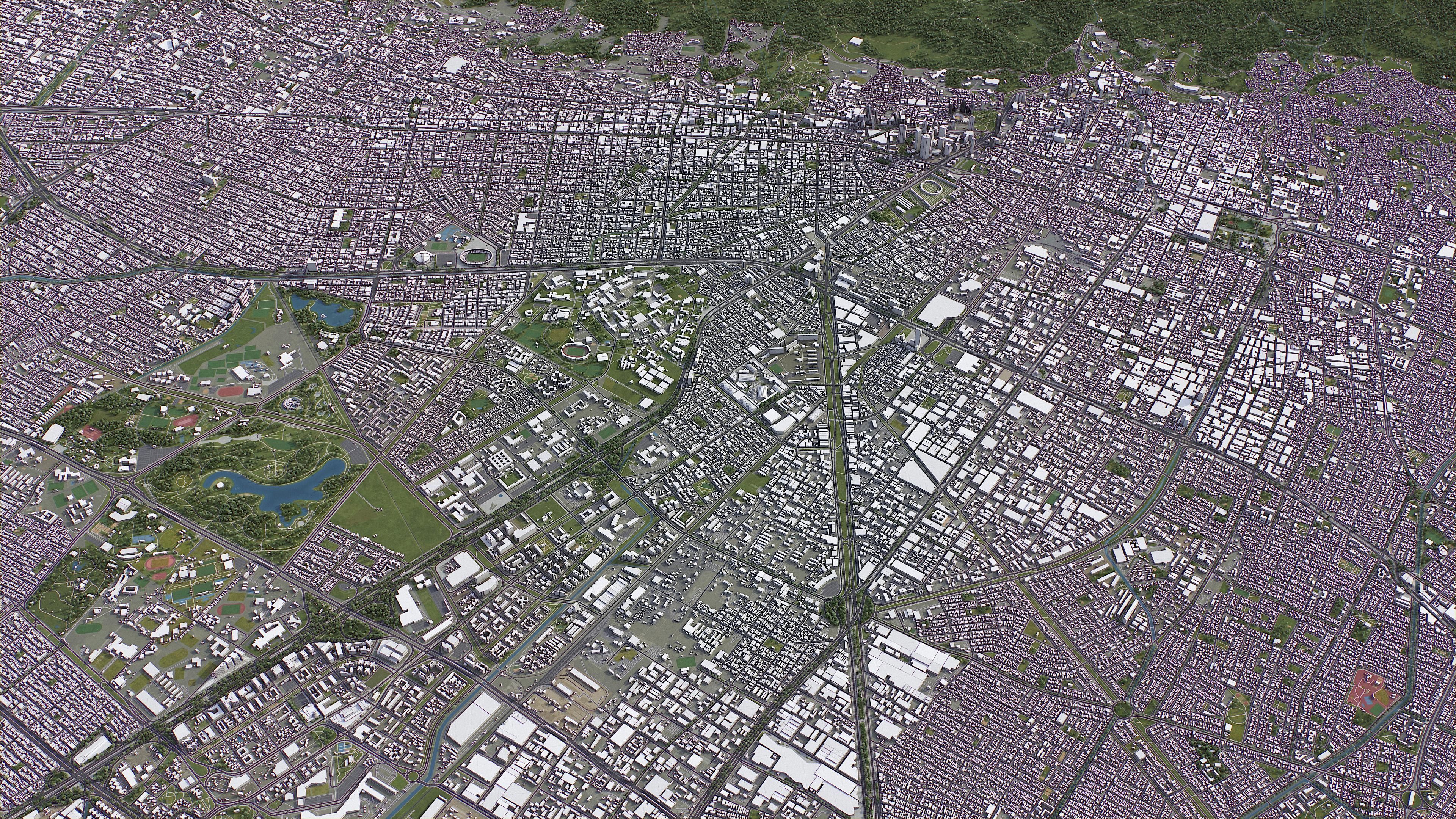 Bogota - City 3D Model Low-poly 3D model_12