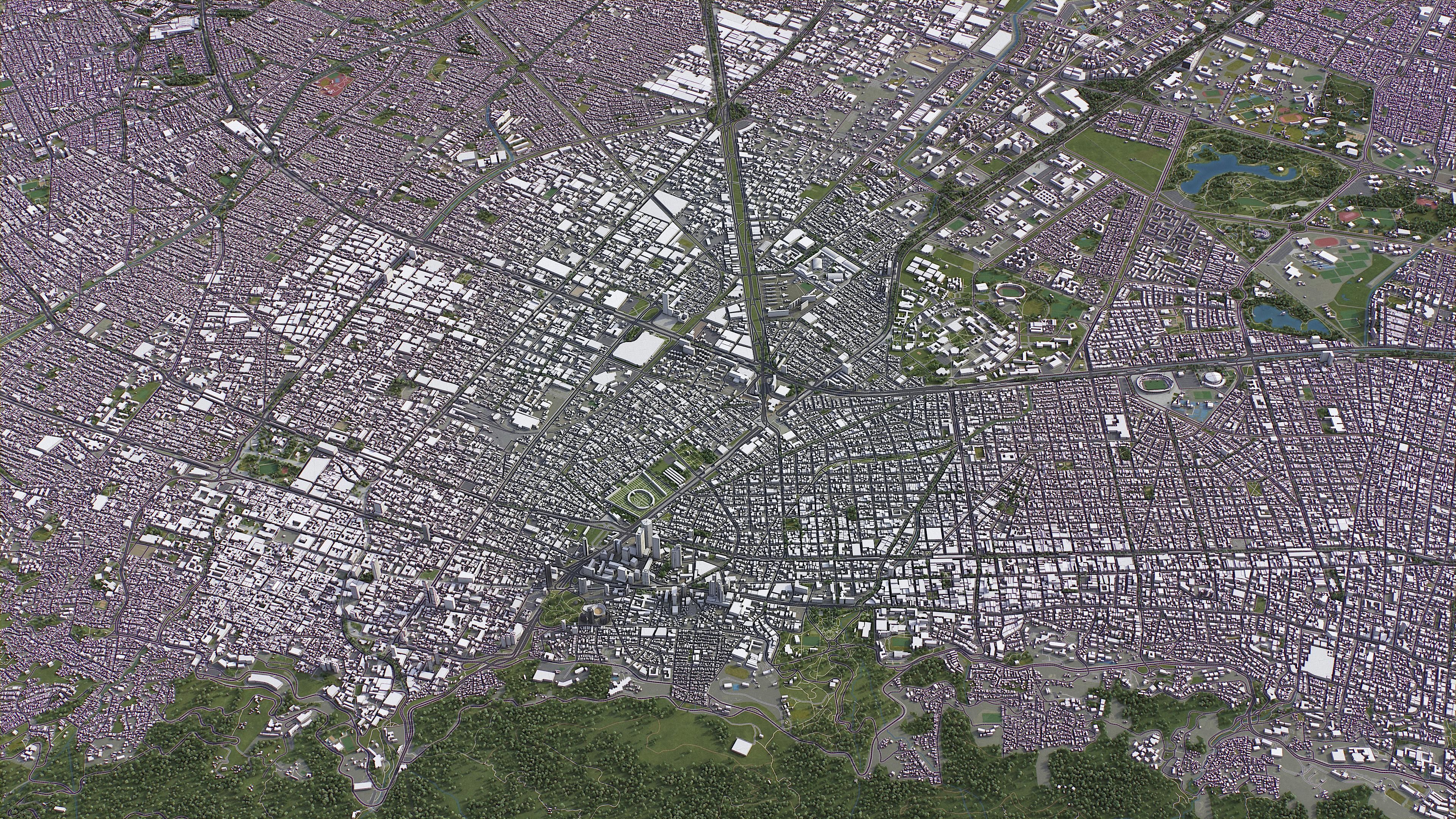 Bogota - City 3D Model Low-poly 3D model_15