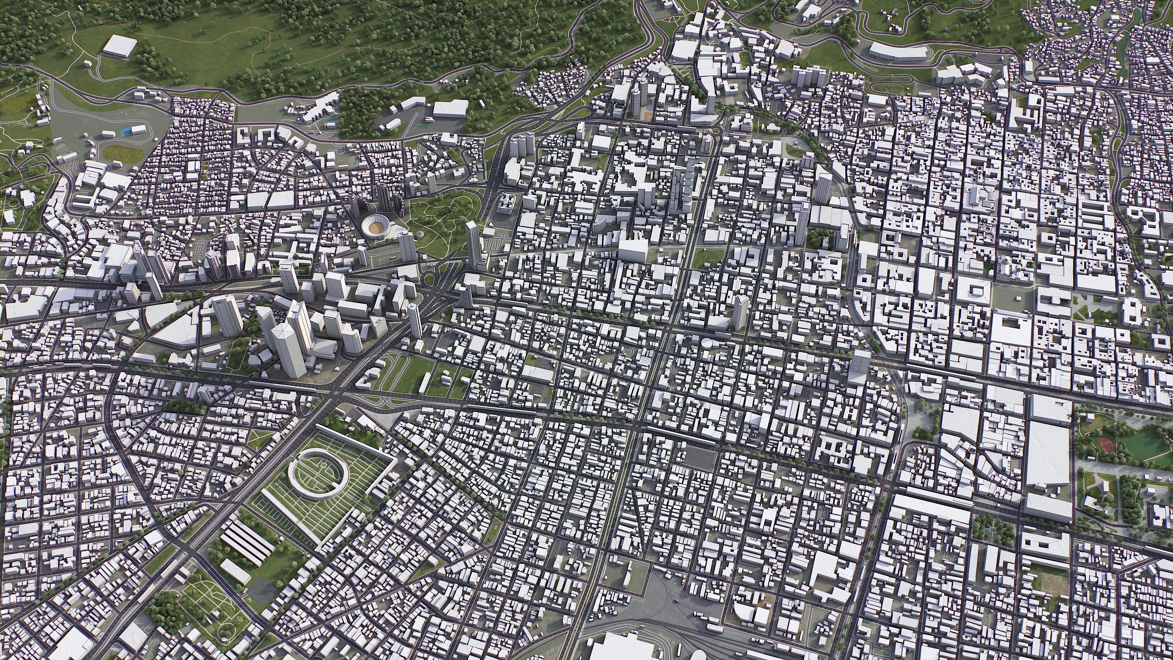Bogota - City 3D Model Low-poly 3D model_3