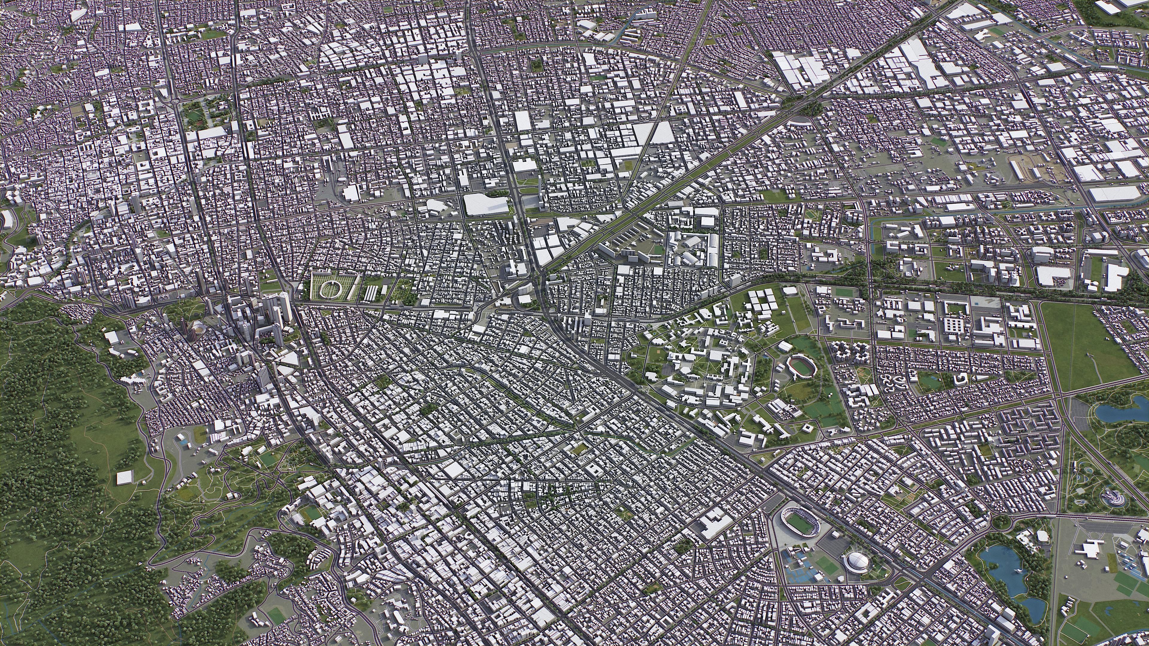 Bogota - City 3D Model Low-poly 3D model_14