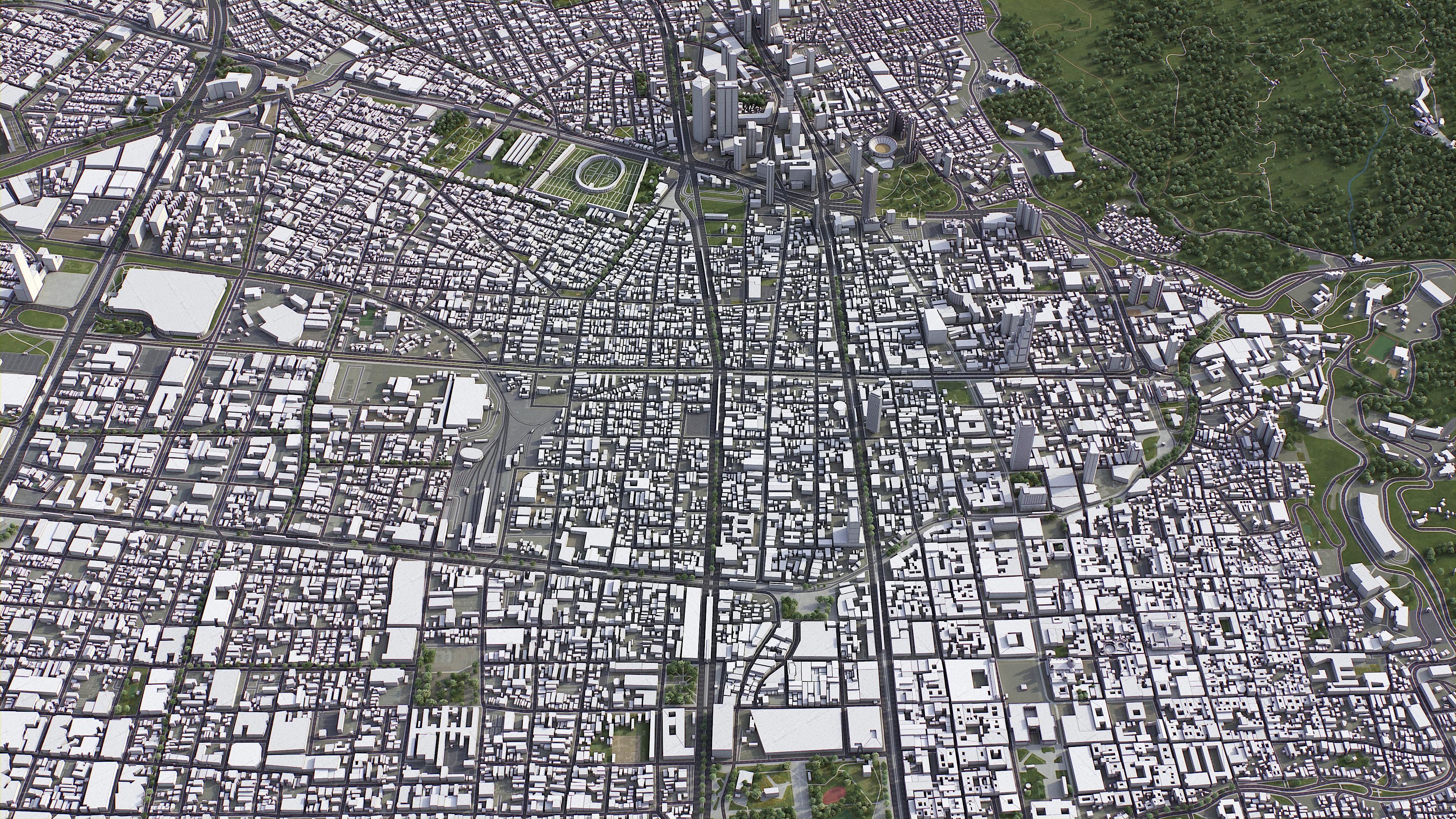 Bogota - City 3D Model Low-poly 3D model_4