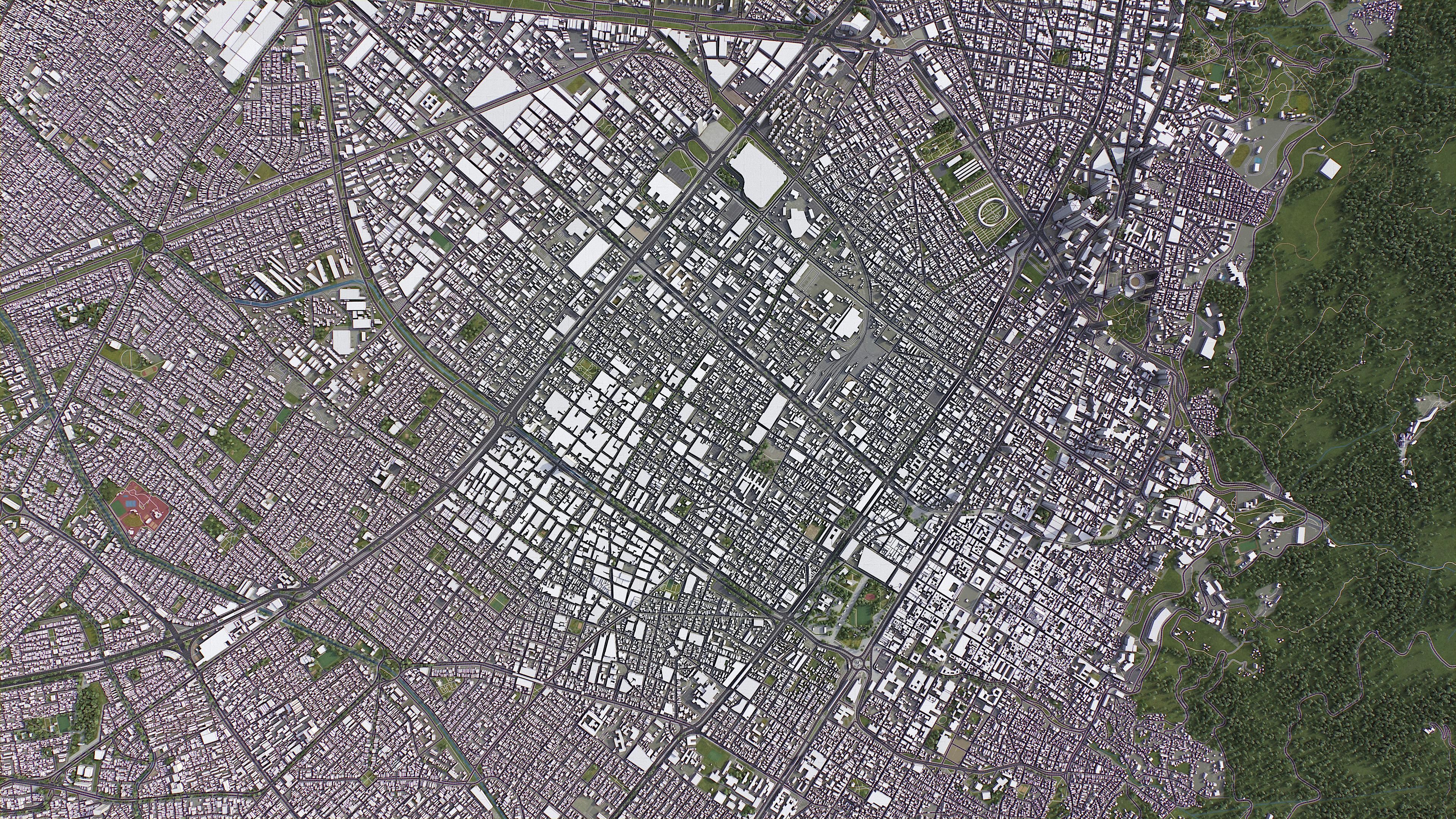 Bogota - City 3D Model Low-poly 3D model_21