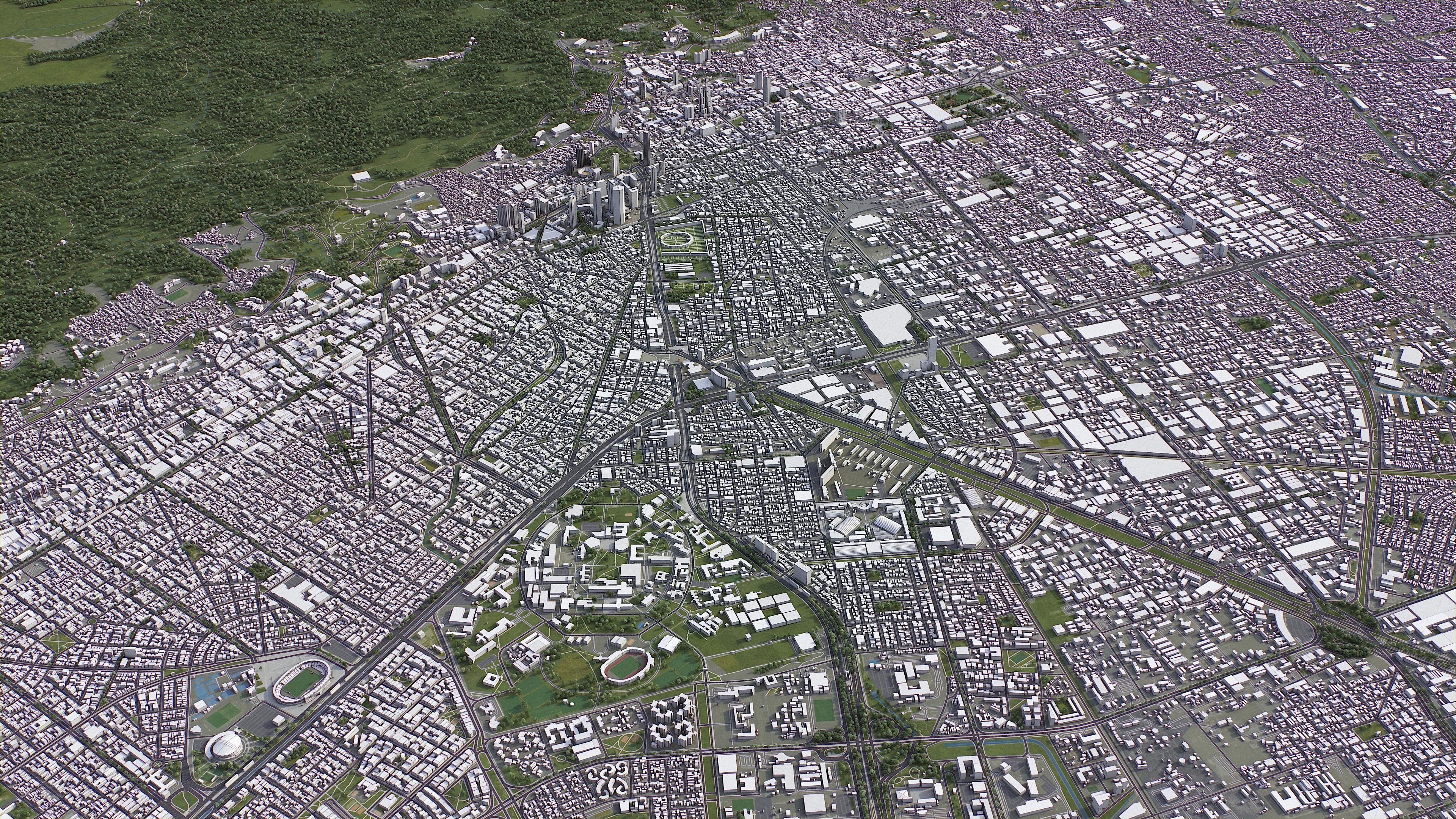 Bogota - City 3D Model Low-poly 3D model_13