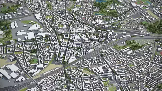 Bochum - City 3D Model