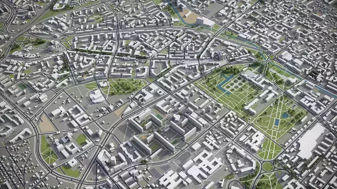 Bialystok - City 3D Model