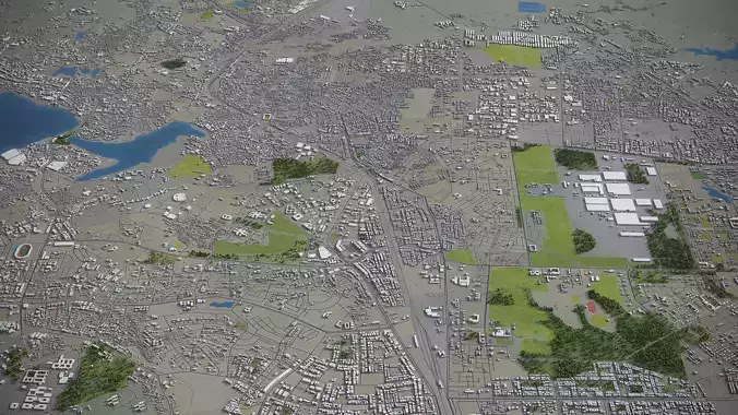 Bhopal - City 3D Model