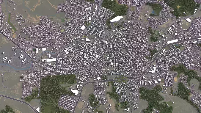 Betim - City 3D Model