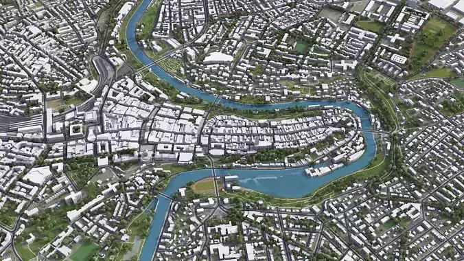 Bern - City 3D Model