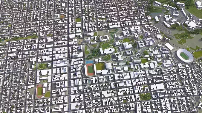 Berkeley - City 3D Model