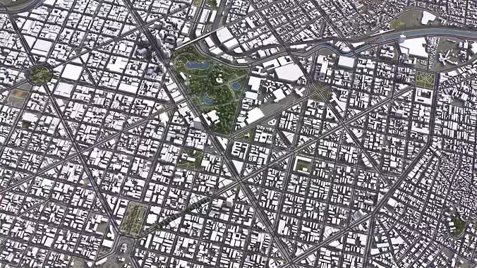 Belo Horizonte - City 3D Model