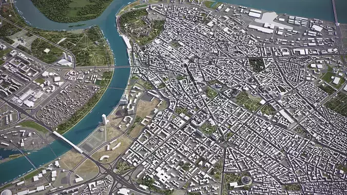 Belgrade - City 3D Model