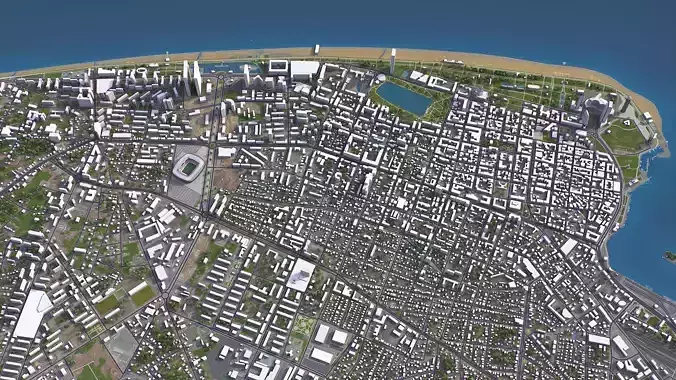 Batumi - City 3D Model