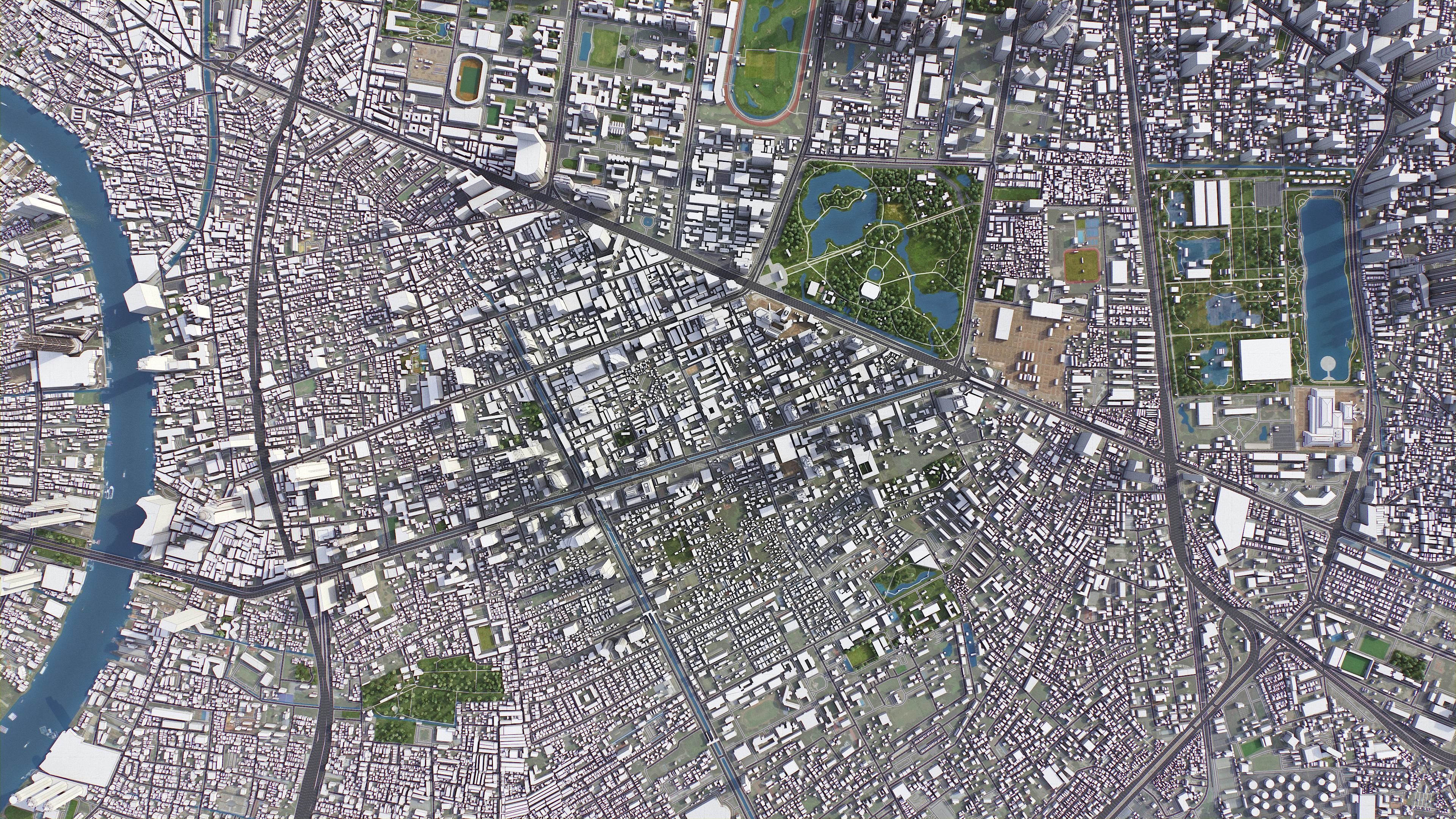 Bangkok - City 3D Model Low-poly 3D model_9