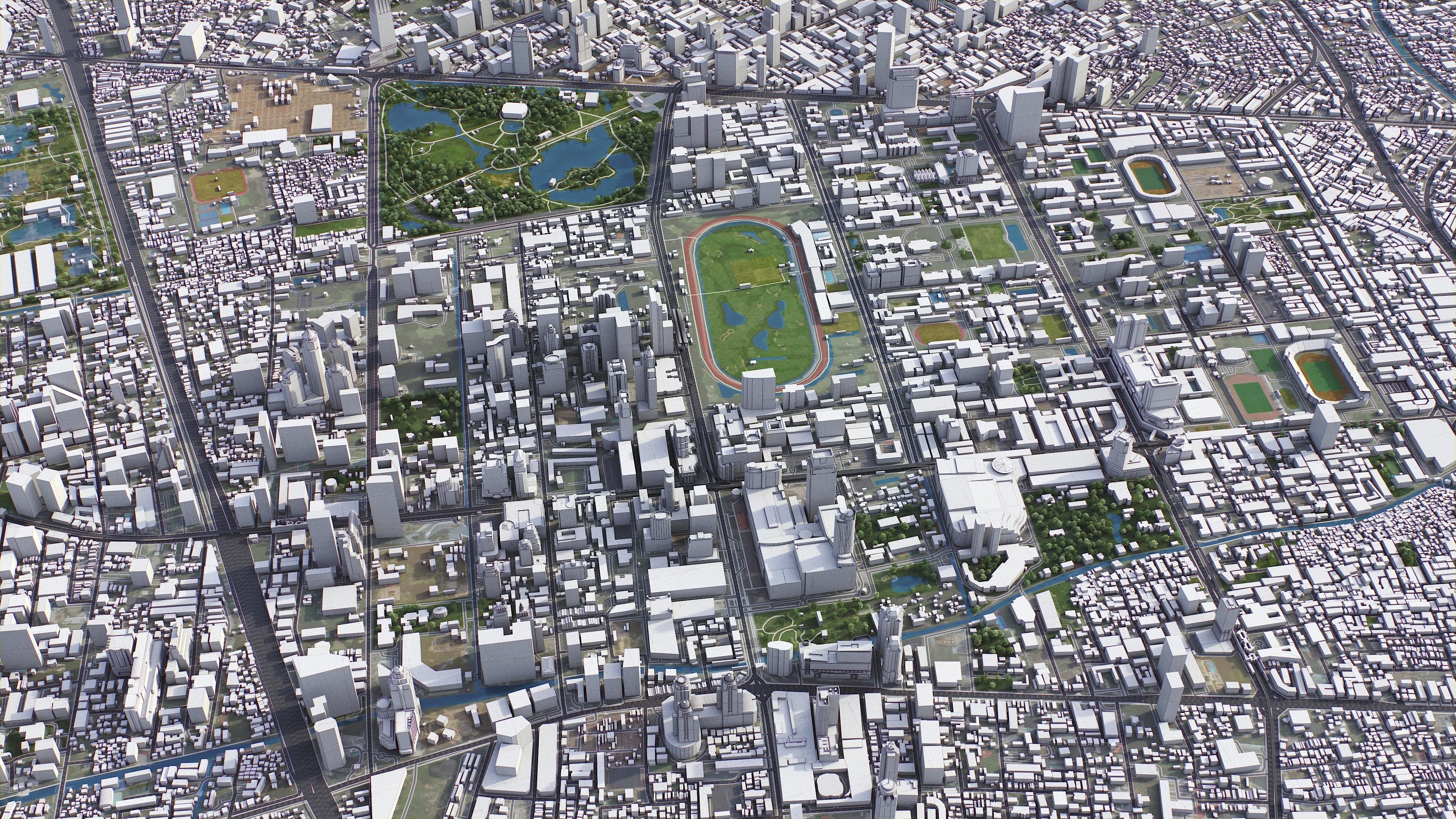 Bangkok - City 3D Model Low-poly 3D model_4