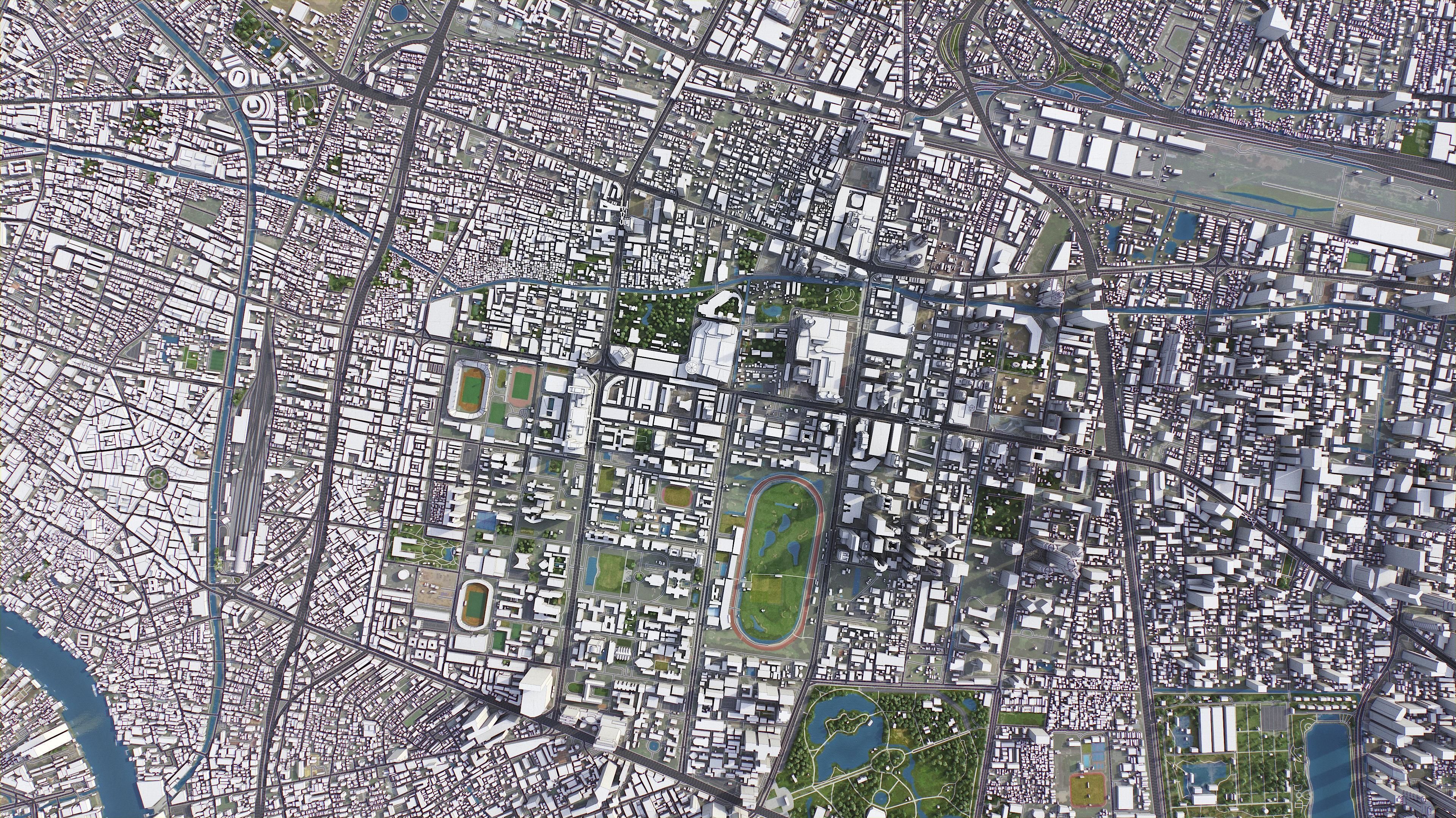 Bangkok - City 3D Model Low-poly 3D model_8