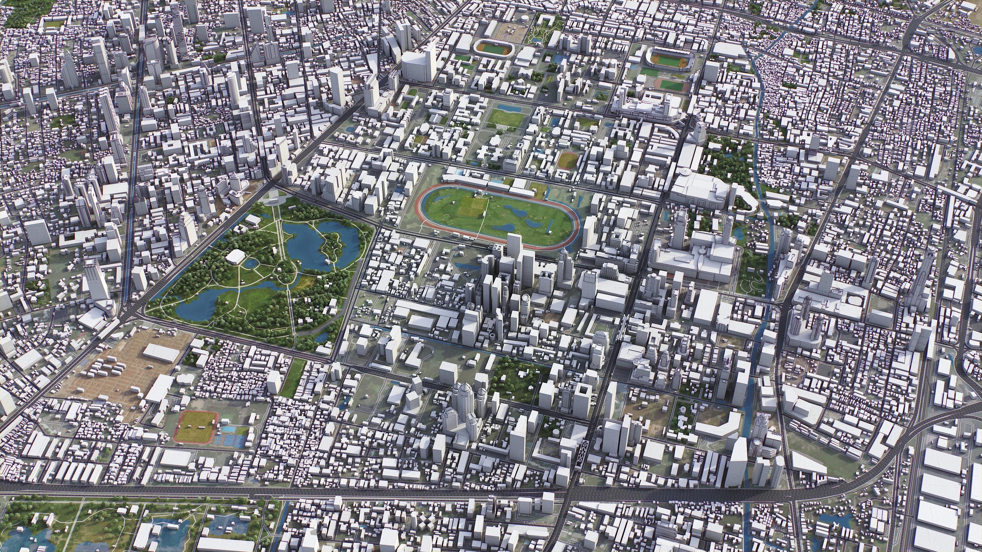Bangkok - City 3D Model Low-poly 3D model_5