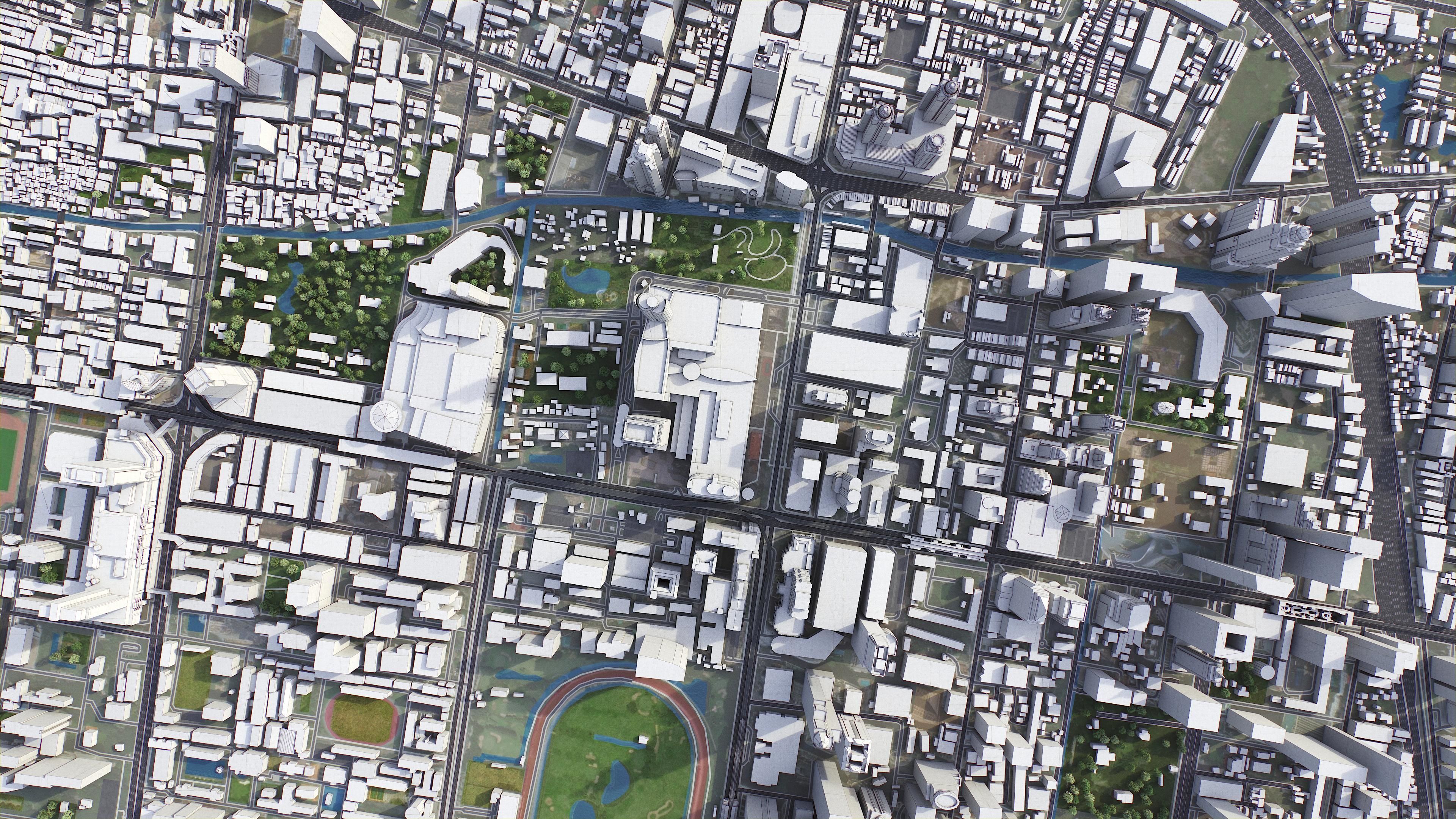 Bangkok - City 3D Model Low-poly 3D model_6