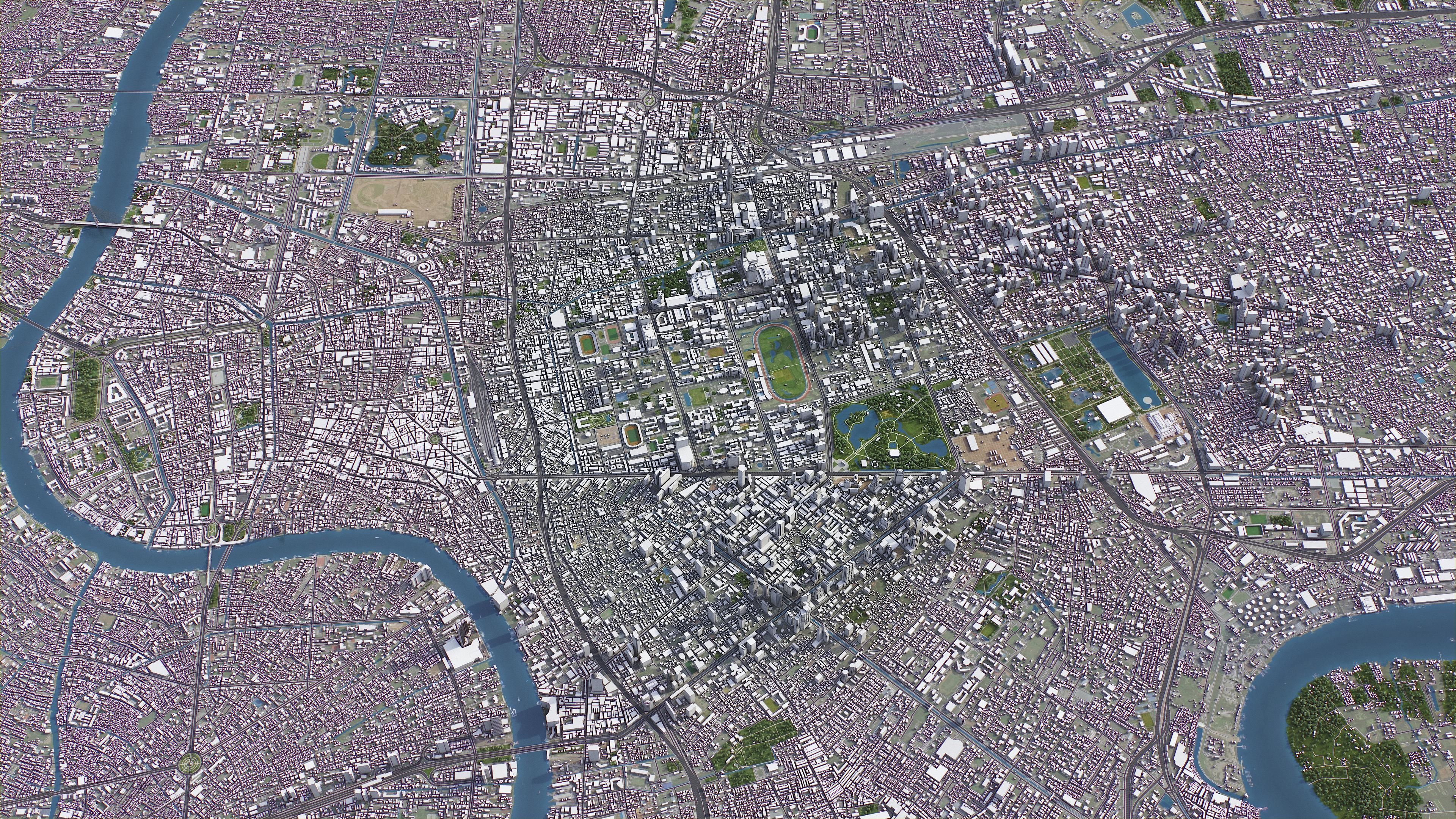 Bangkok - City 3D Model Low-poly 3D model_11