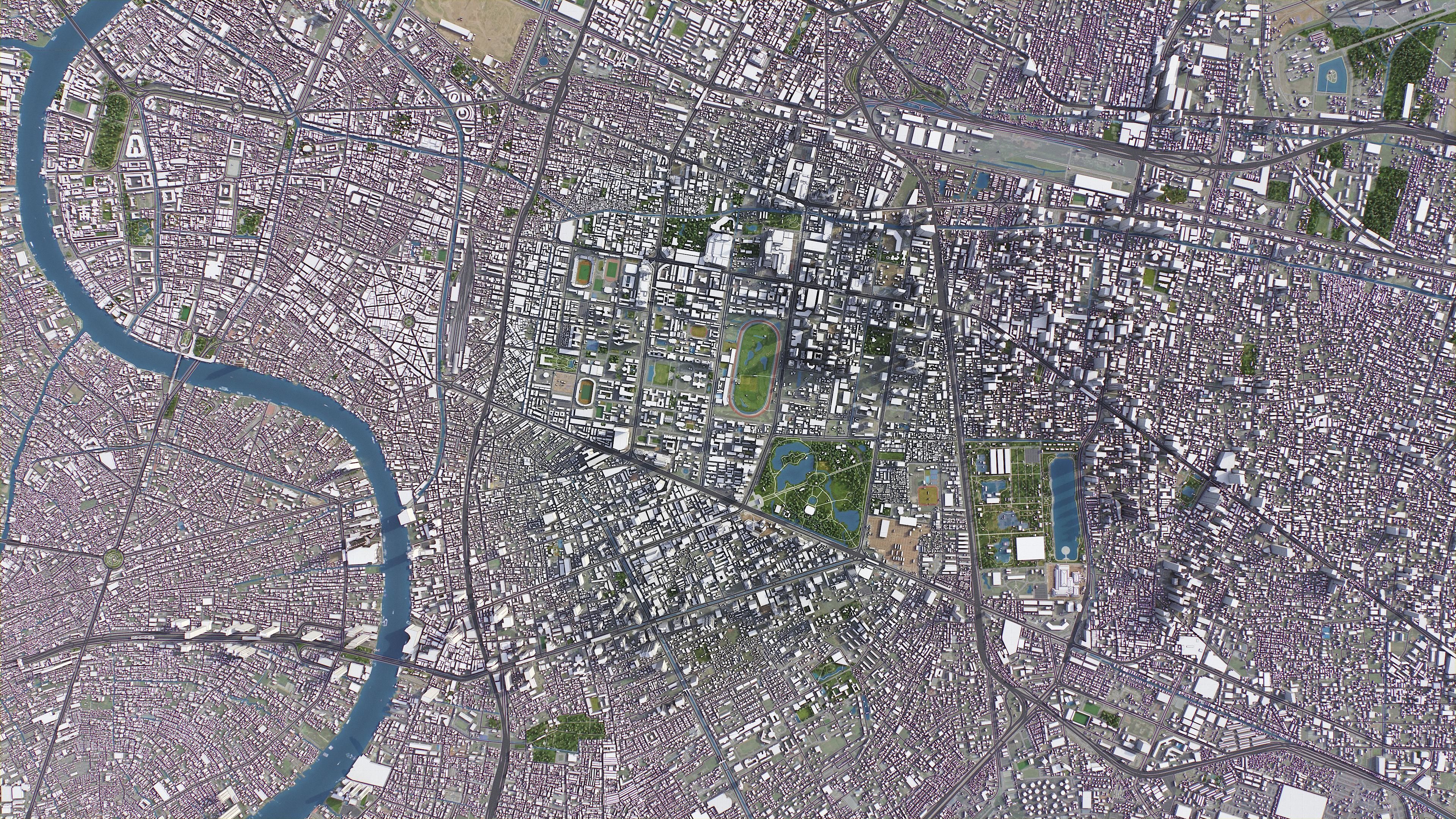 Bangkok - City 3D Model Low-poly 3D model_16