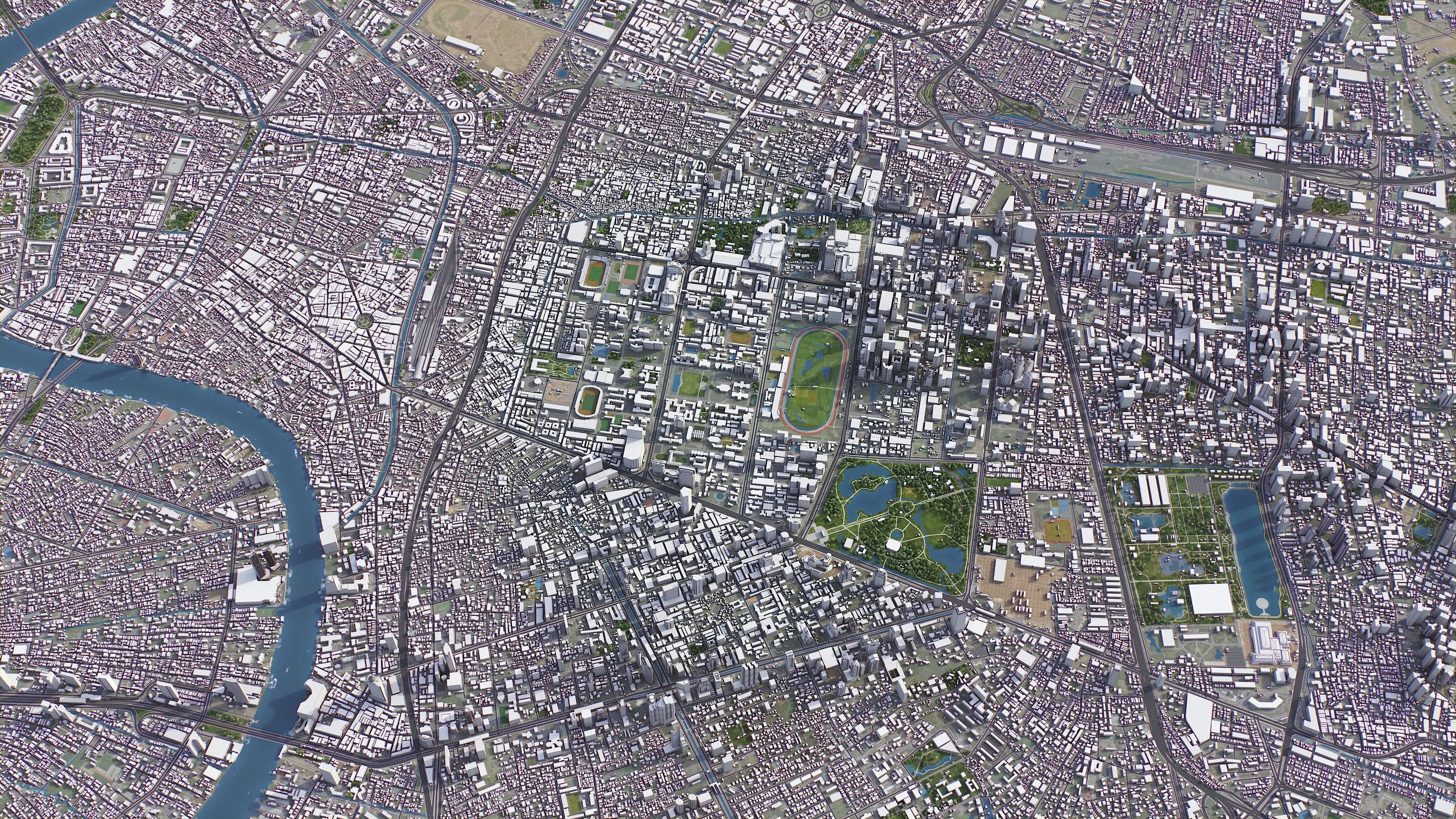 Bangkok - City 3D Model Low-poly 3D model_10