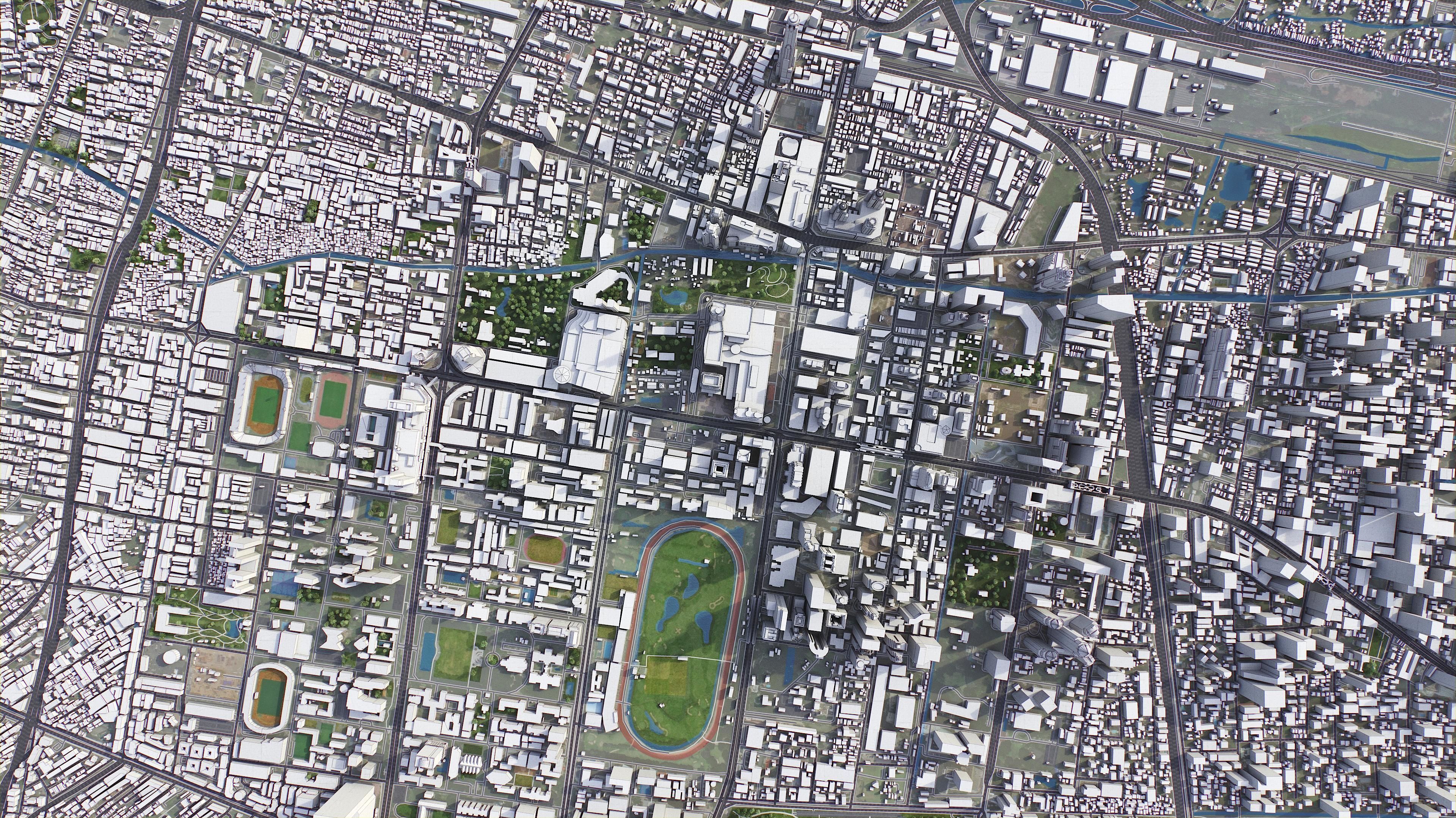 Bangkok - City 3D Model Low-poly 3D model_7