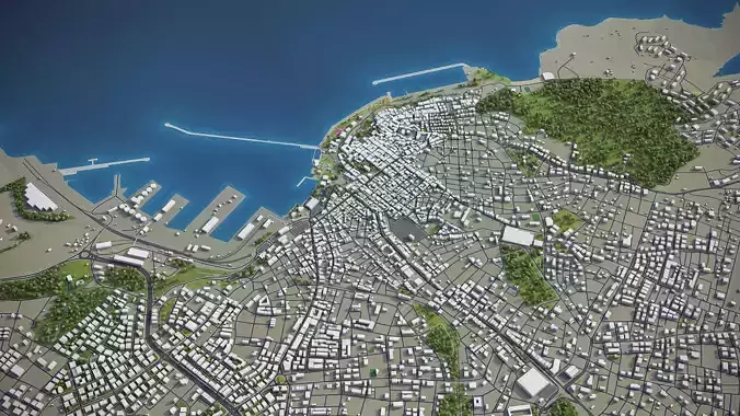 Bandirma - City 3D Model
