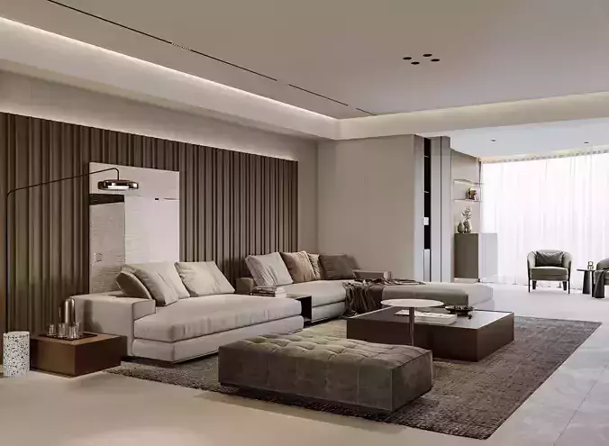 apartment interior scenes       3D model
