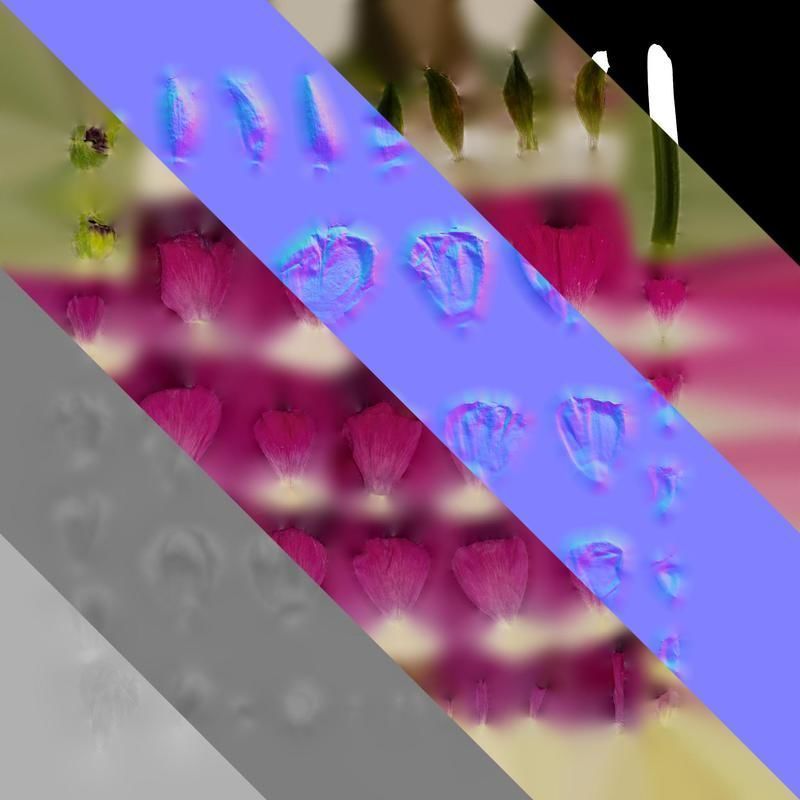 Anydrafts Ranunculus asiaticus Flower 09 Texture_8