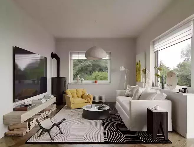 apartment interior scenes   