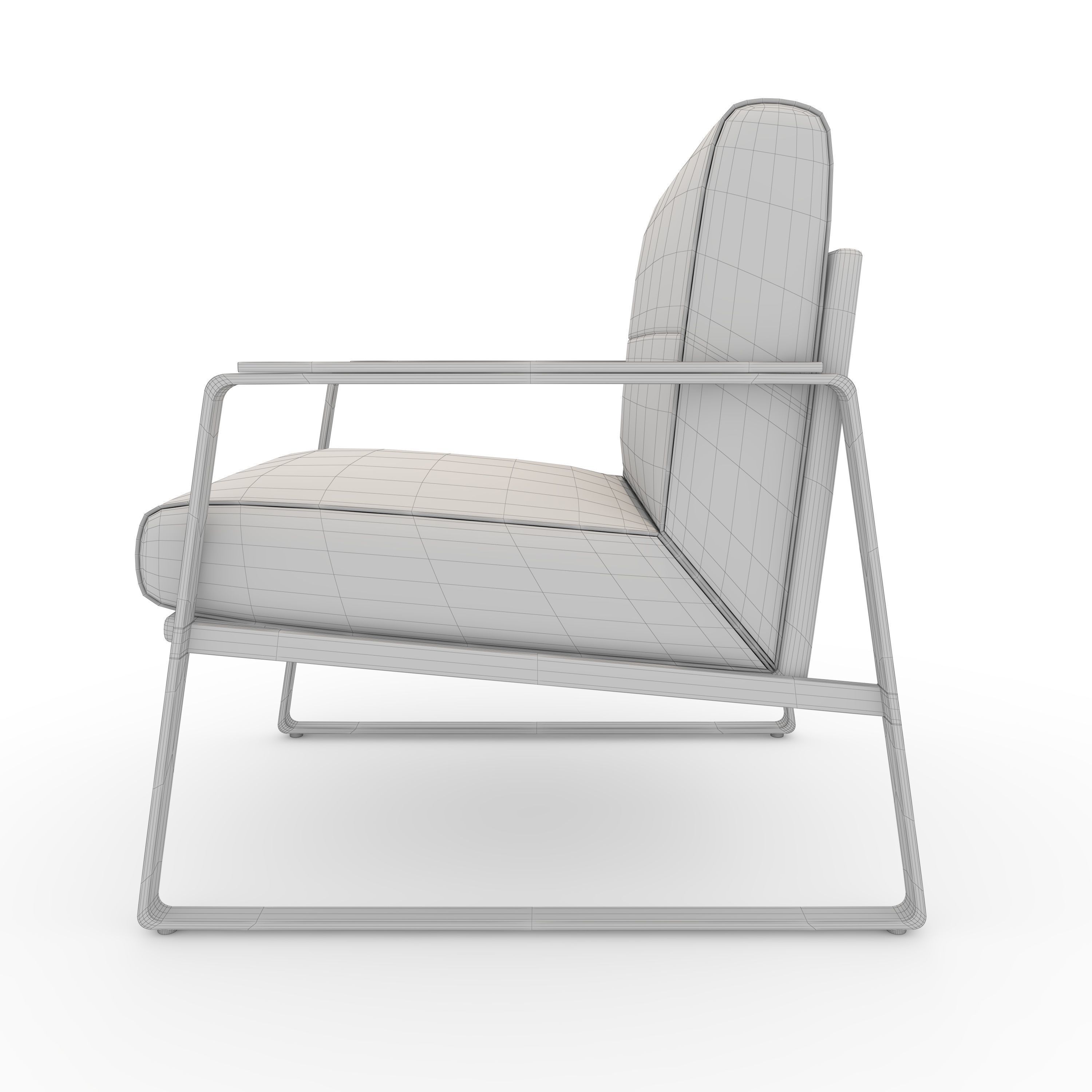 Armchair 52 3D model_13