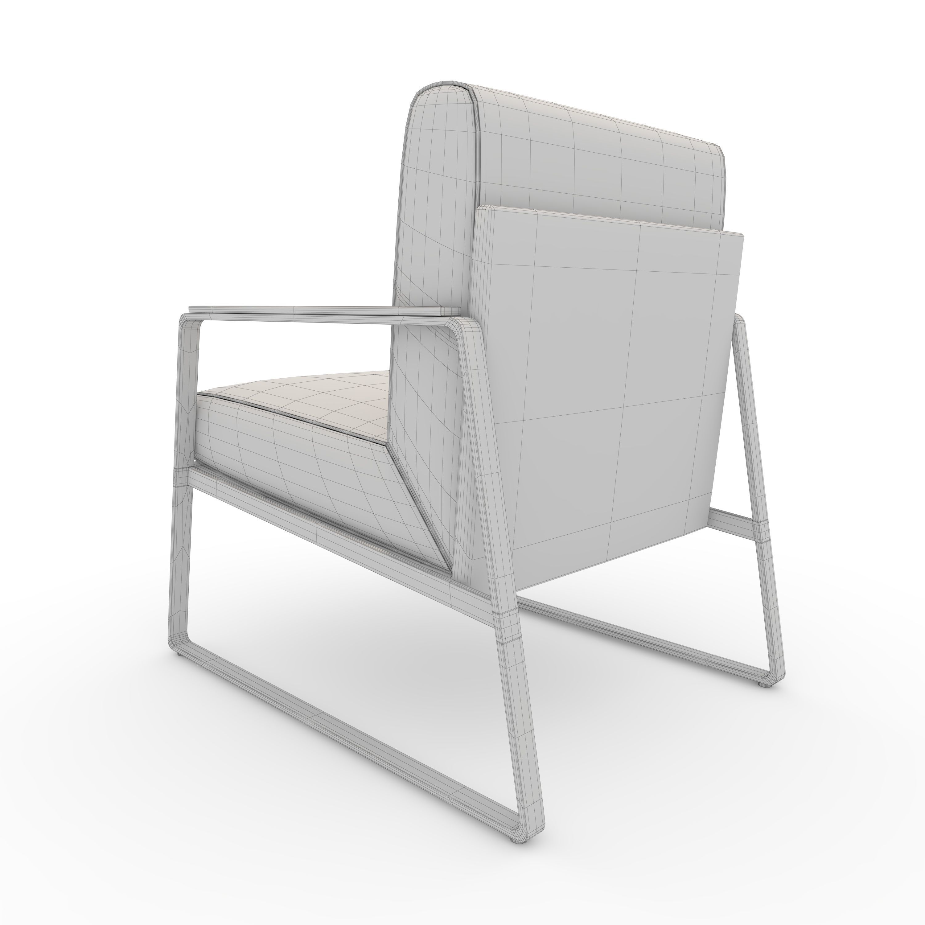 Armchair 52 3D model_15