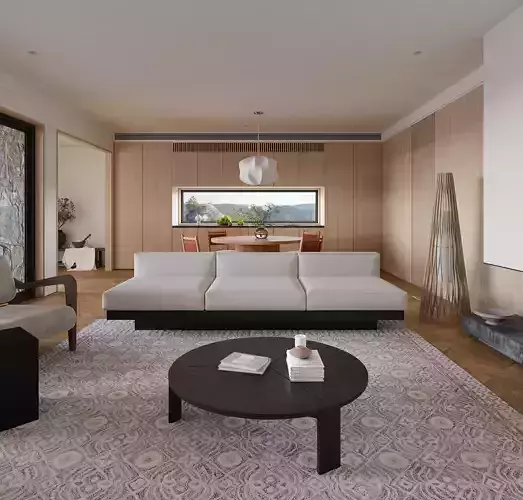 apartment interior scenes    3D model