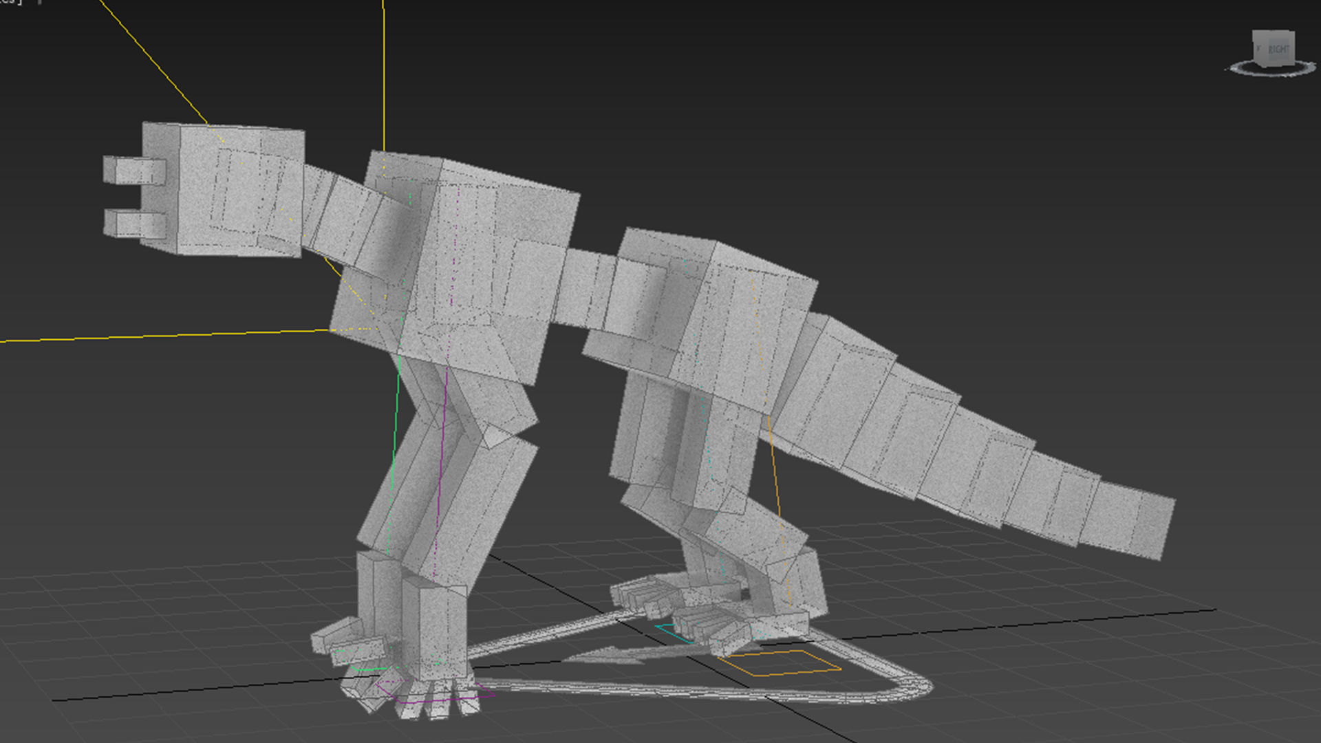 sloth rig  high-poly textured 3D model_7