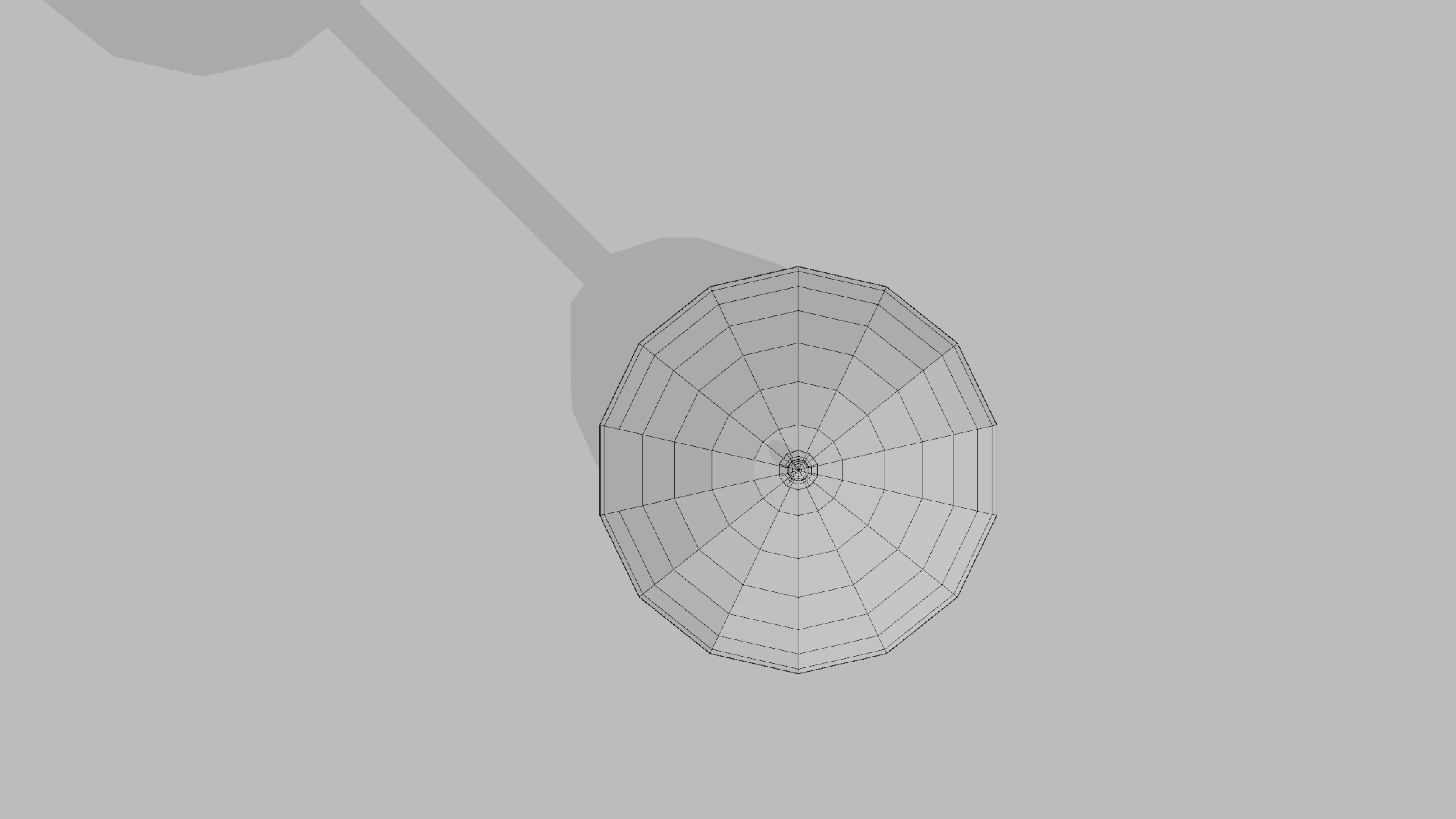 Inspiration of the famous Flowerpot lamp by Verner Panton Low-poly 3D model_8