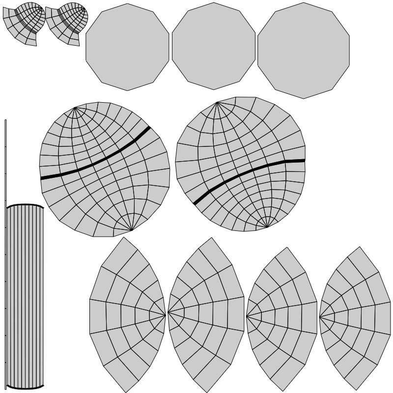 Inspiration of the famous Flowerpot lamp by Verner Panton Low-poly 3D model_9