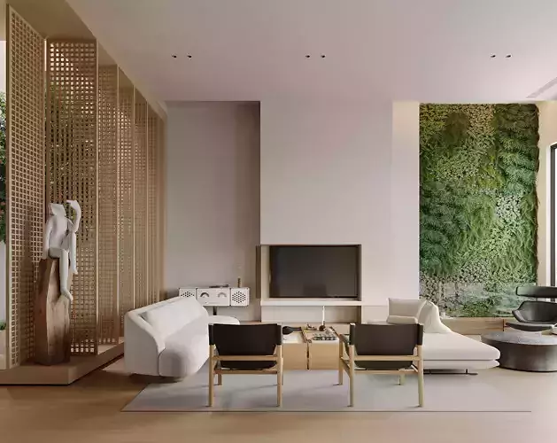 apartment interior scenes  3D model