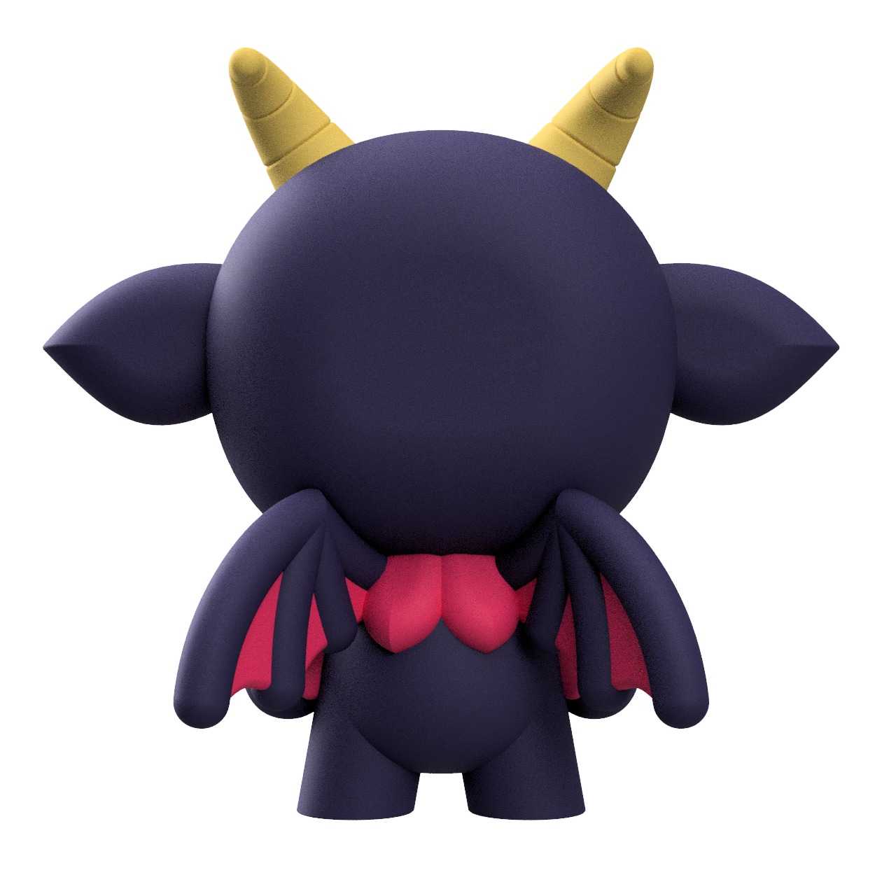 Cute Cryptid Little Jersey Devil 3D Printable Figure 3D print model_4