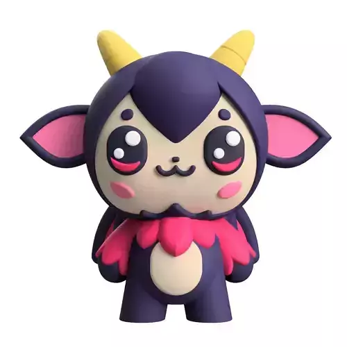 Cute Cryptid Little Jersey Devil 3D Printable Figure 3D print model