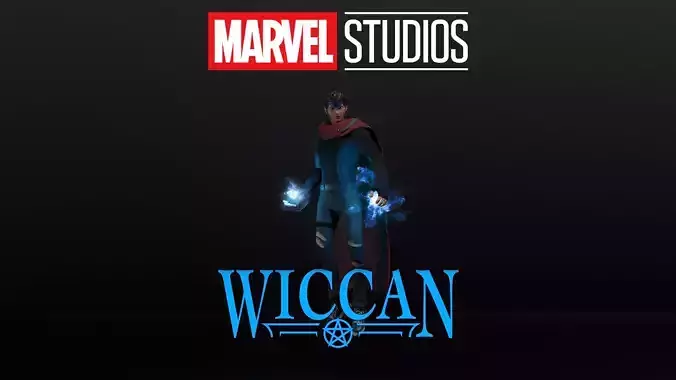 Wiccan - Billy Maximoff Low-poly 3D model