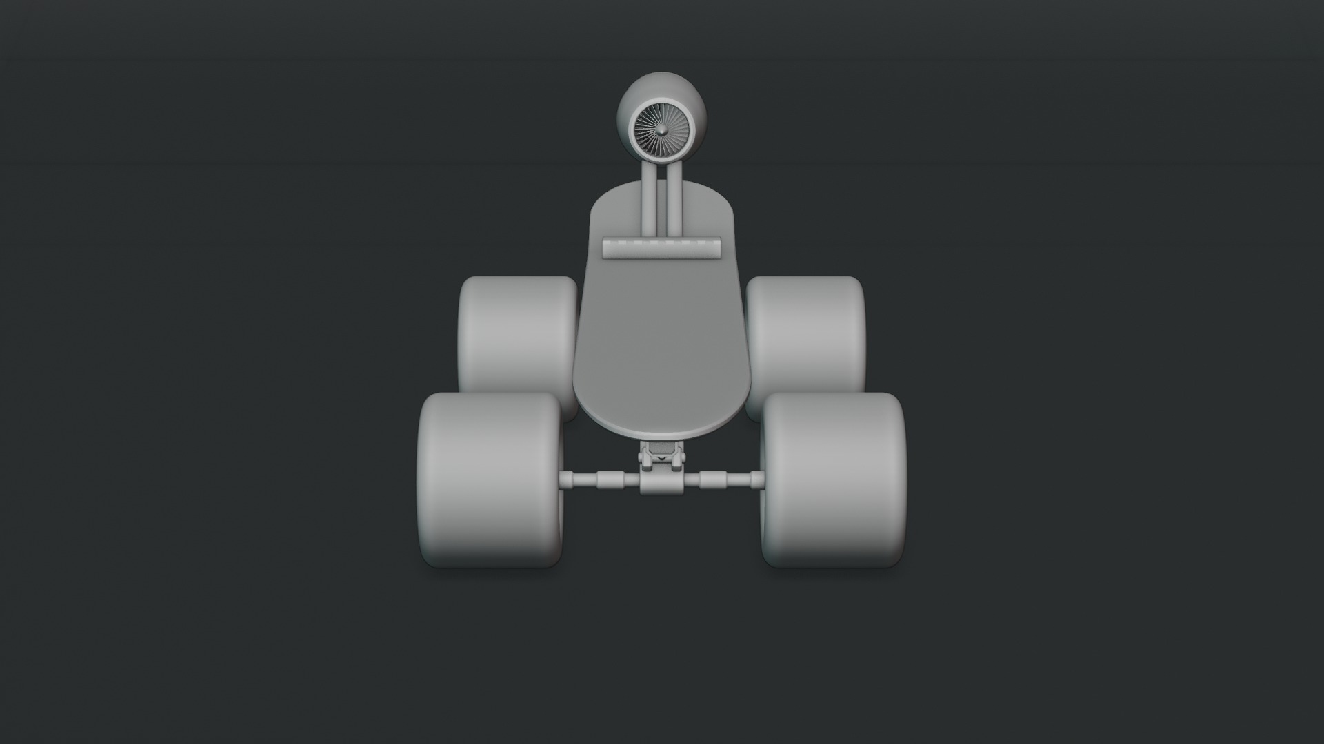 Sci-fi Skateboard  3D model_10