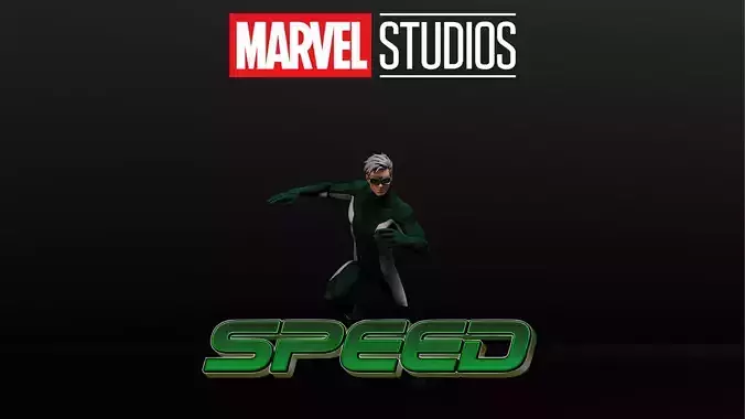 Speed - Tommy Maximoff Low-poly 3D model