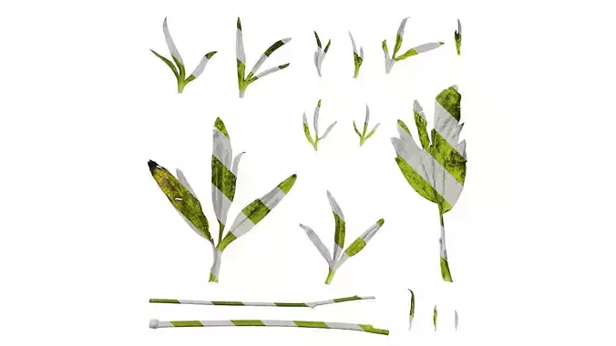 Anydrafts Ranunculus butterfly Leaf 01