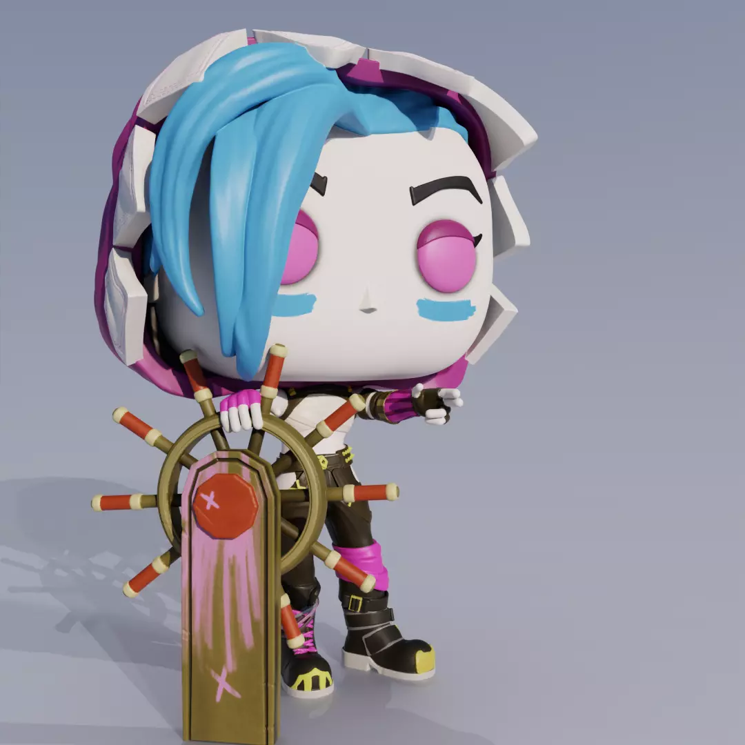 Jinx - Arcane 3D print model_0