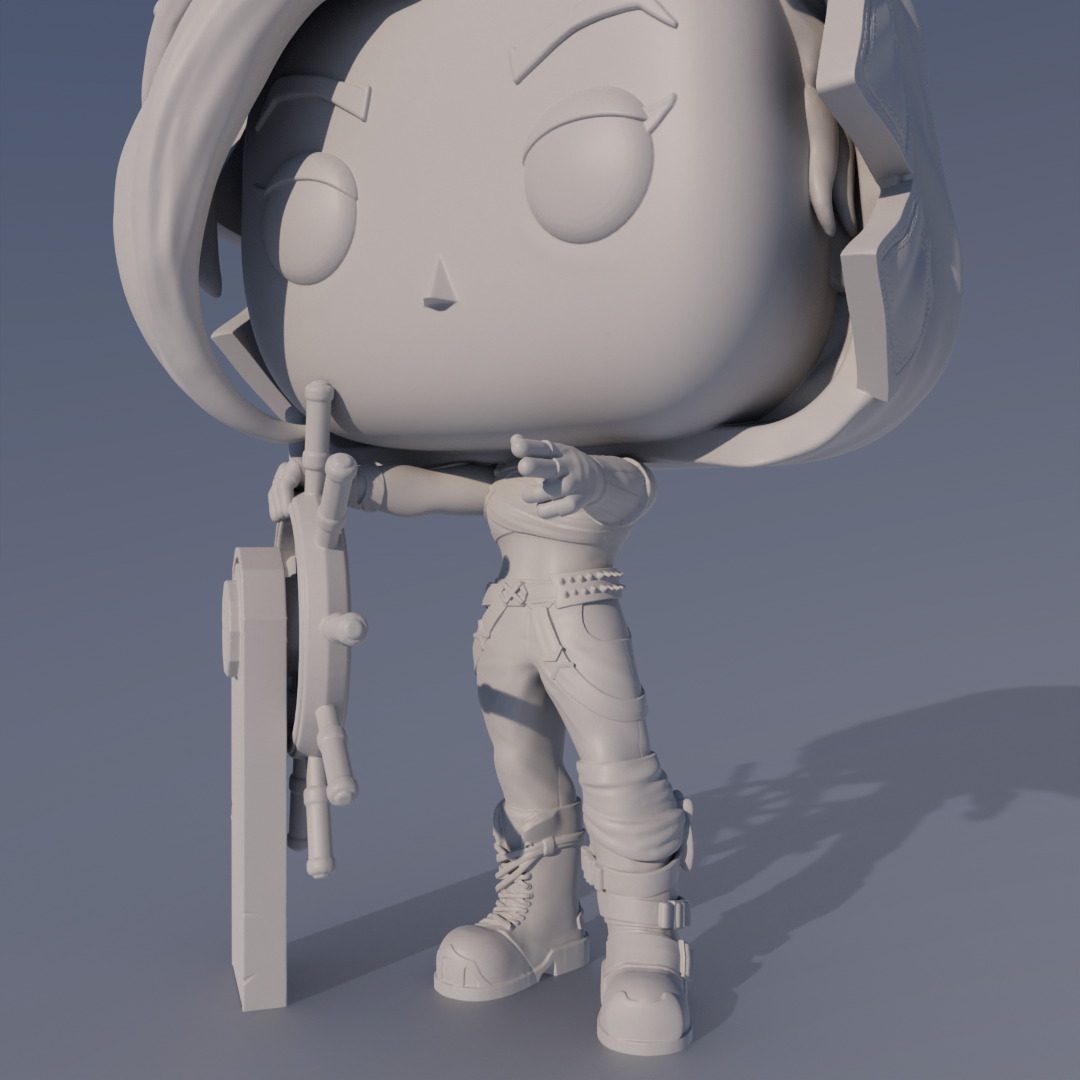 Jinx - Arcane 3D print model_3