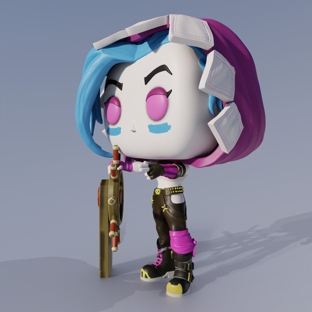 Jinx - Arcane 3D print model_2