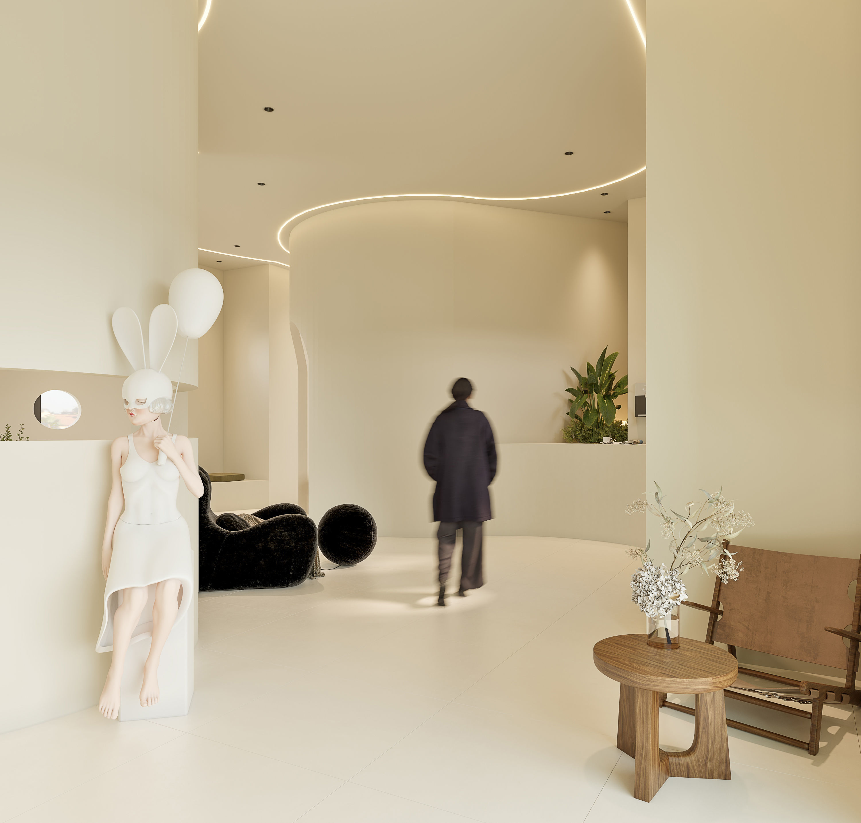 office interior 3D model_4