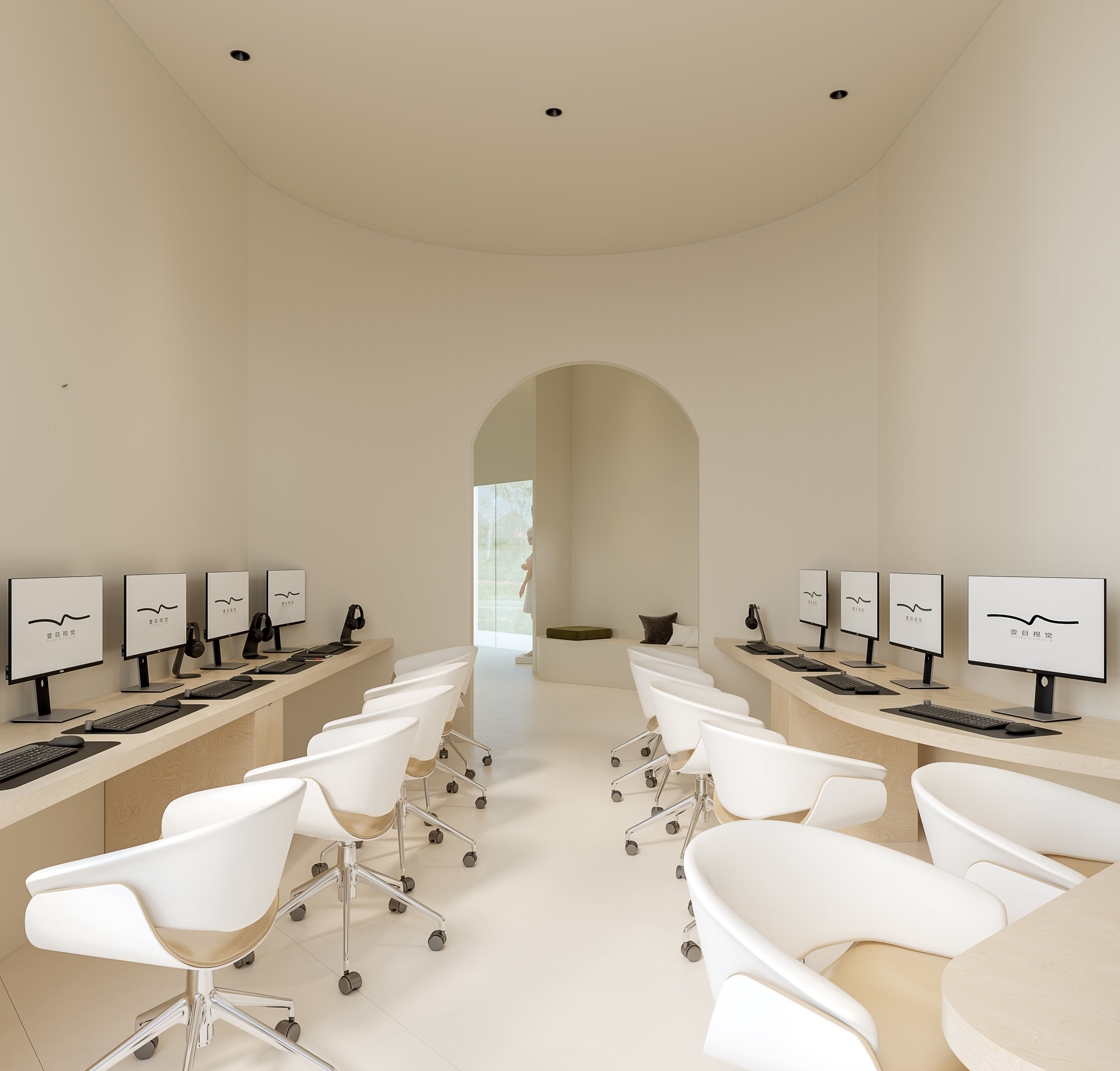 office interior 3D model_2