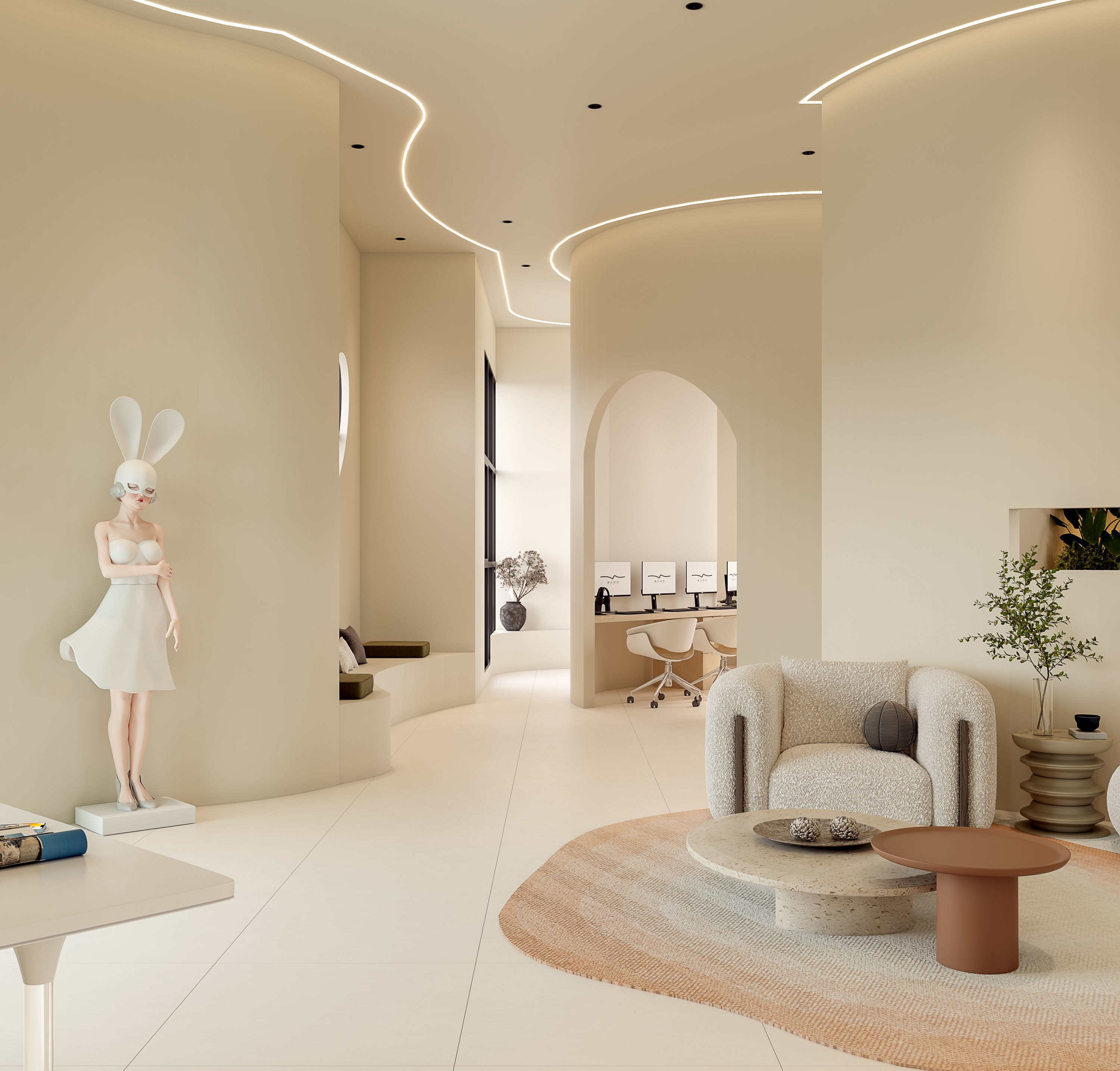 office interior 3D model_5