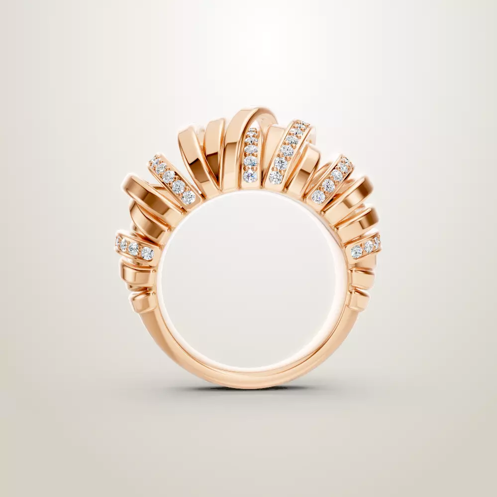 de GRISOGONO Allegra ring  3D print model_3