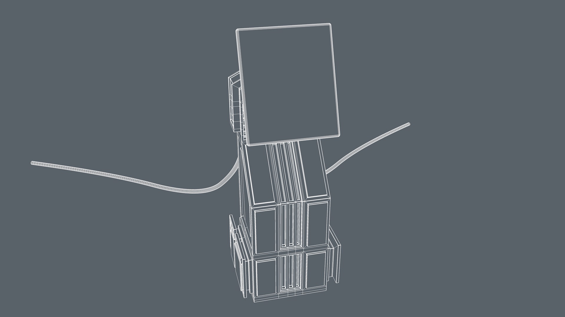 Control Panel 3D model_13